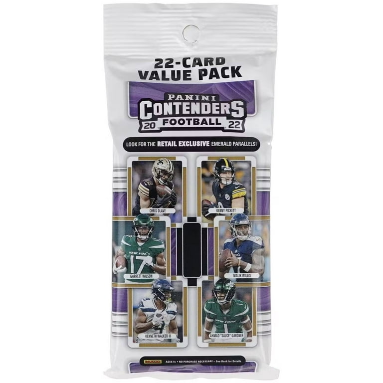 NFL Panini 2022 Contenders Football Trading Card VALUE Pack - 22