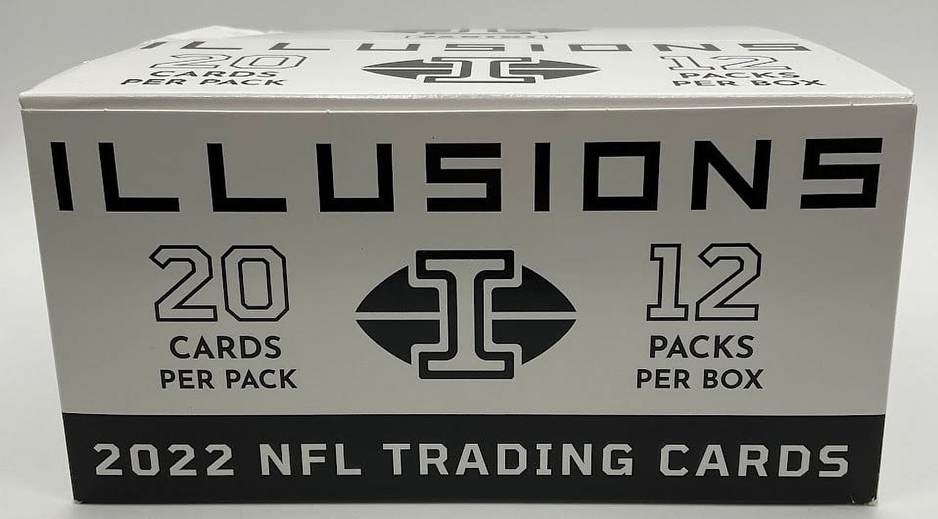 NFL Panini 2022 Illusions Football Trading Card VALUE Box (12 Packs)