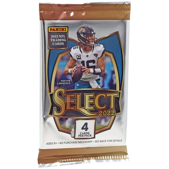 NFL Panini 2022 Select Football Trading Card BLASTER Pack (4 Cards)