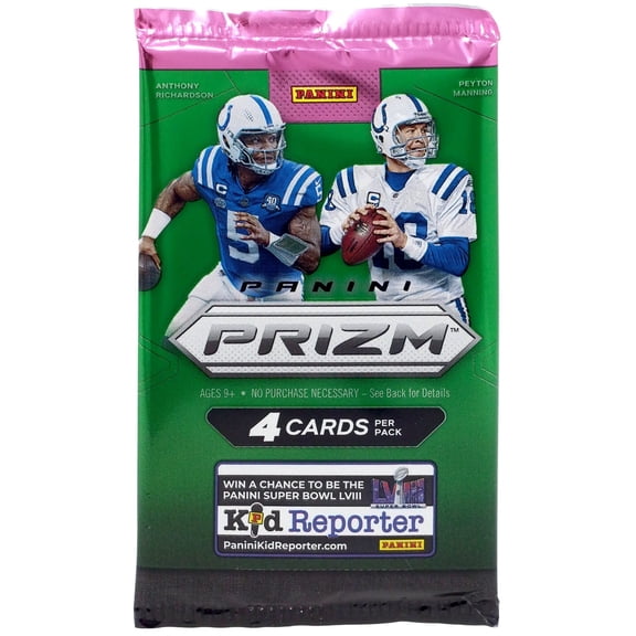 NFL Panini 2023 Prizm Football Trading Card RETAIL Pack (4 Cards)