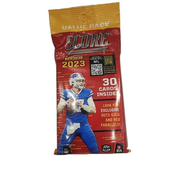 NFL Panini 2023 Score Football Trading Card VALUE Pack (30 Cards)