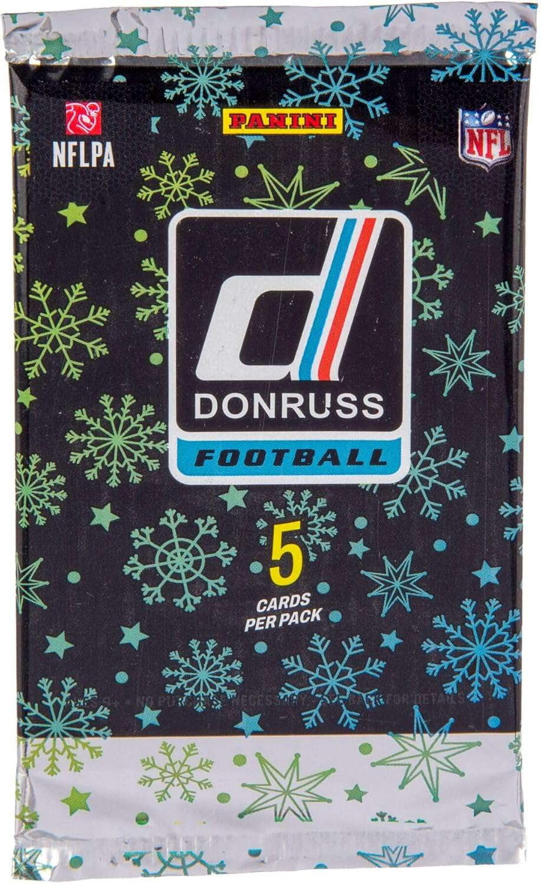 NFL Panini 2024 Donruss Football Trading Card HOLIDAY Tin Pack (5 Cards)