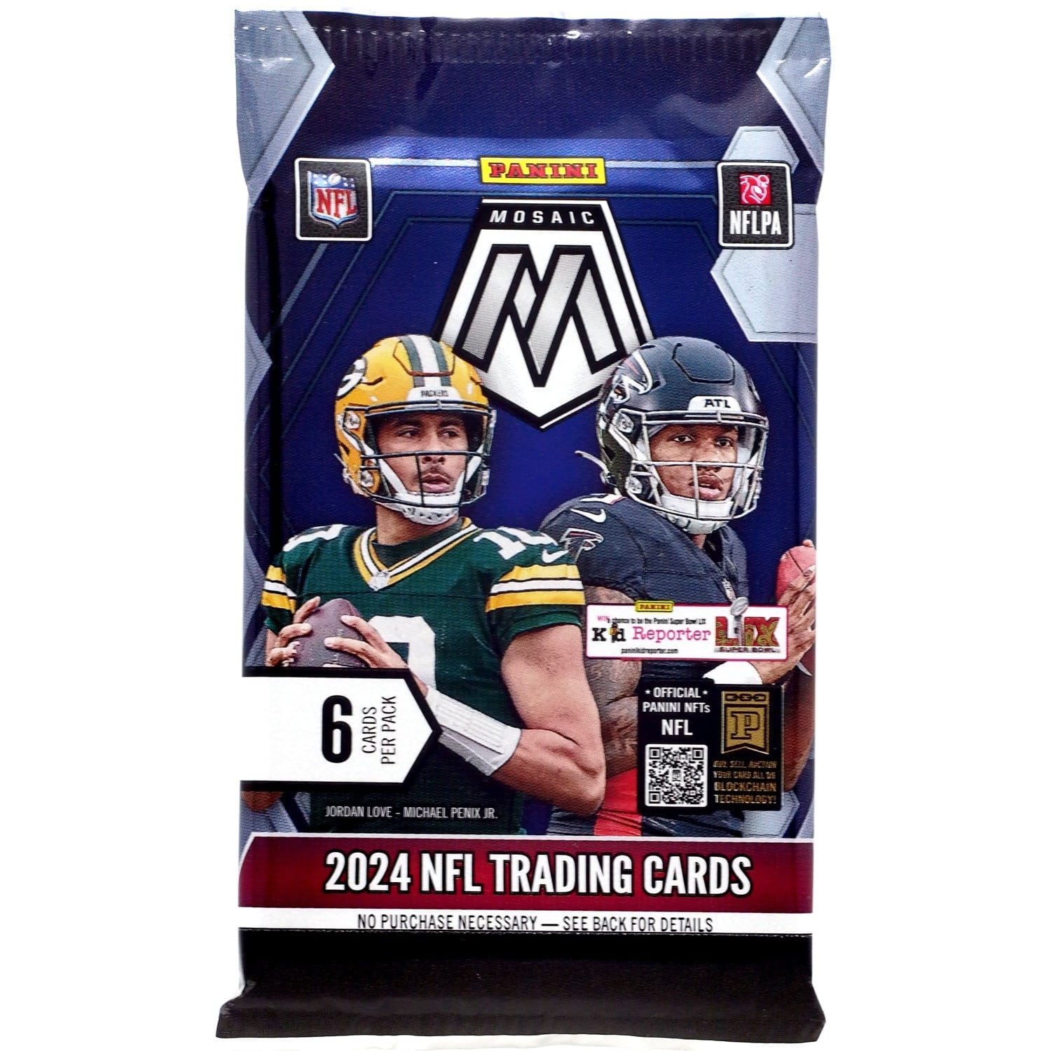 NFL Panini 2024 Mosaic Football Trading Card BLASTER Pack (6 Cards