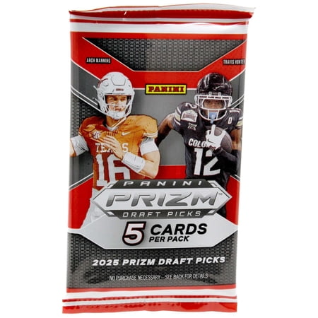 NFL Panini 2025 Prizm Draft Picks Football Trading Card BLASTER Pack [5 Cards]