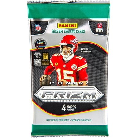 NFL Panini 2025 Prizm Football Trading Card BLASTER Pack [4 Cards]