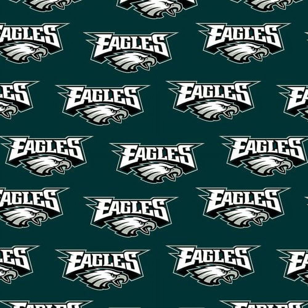 NFL Philadelphia Eagles 58" 100 Cotton Sports Logo Craft Fabric By the