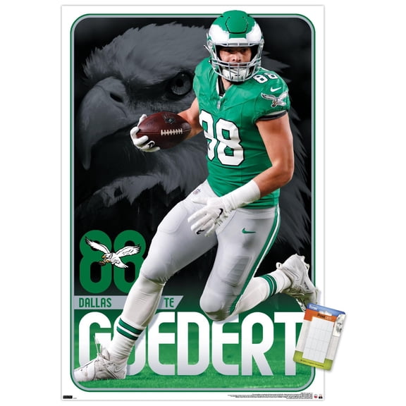 NFL Philadelphia Eagles - Dallas Goedert 24 Wall Poster, 22.375" x 34"