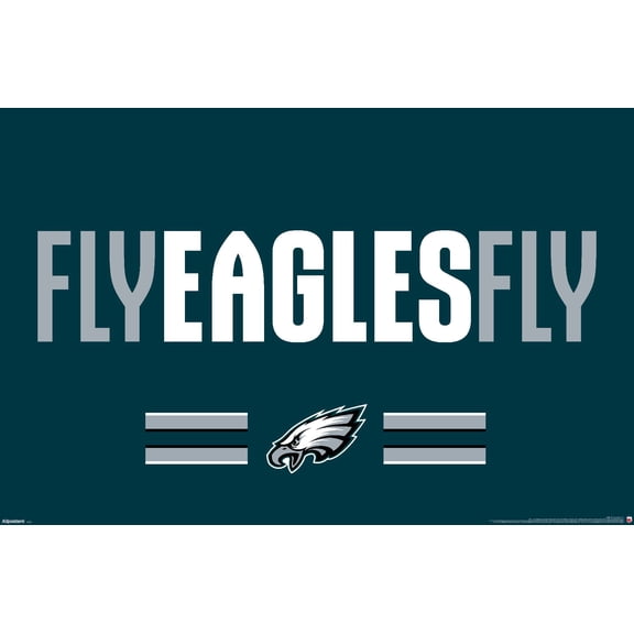 NFL Philadelphia Eagles - Fly Eagles Fly 26 Wall Poster, 22.375" x 34"
