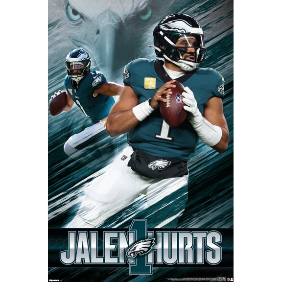 NFL Philadelphia Eagles - Jalen Hurts 26 Wall Poster, 22.375" x 34"