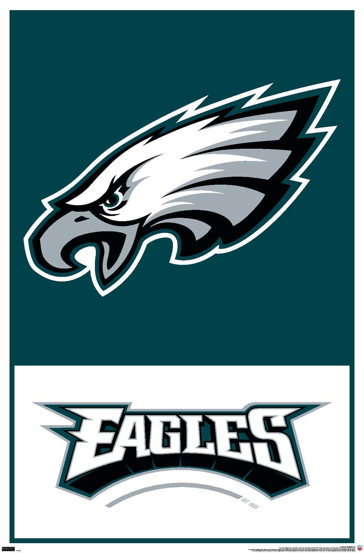NFL Philadelphia Eagles Logo 21 Wall Poster, 22.375