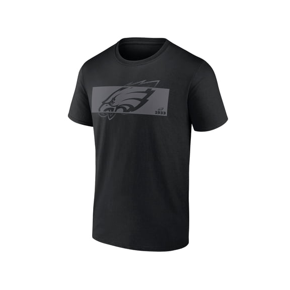 NFL Philadelphia Eagles Men's Cotton Black Short Sleeve T-Shirt