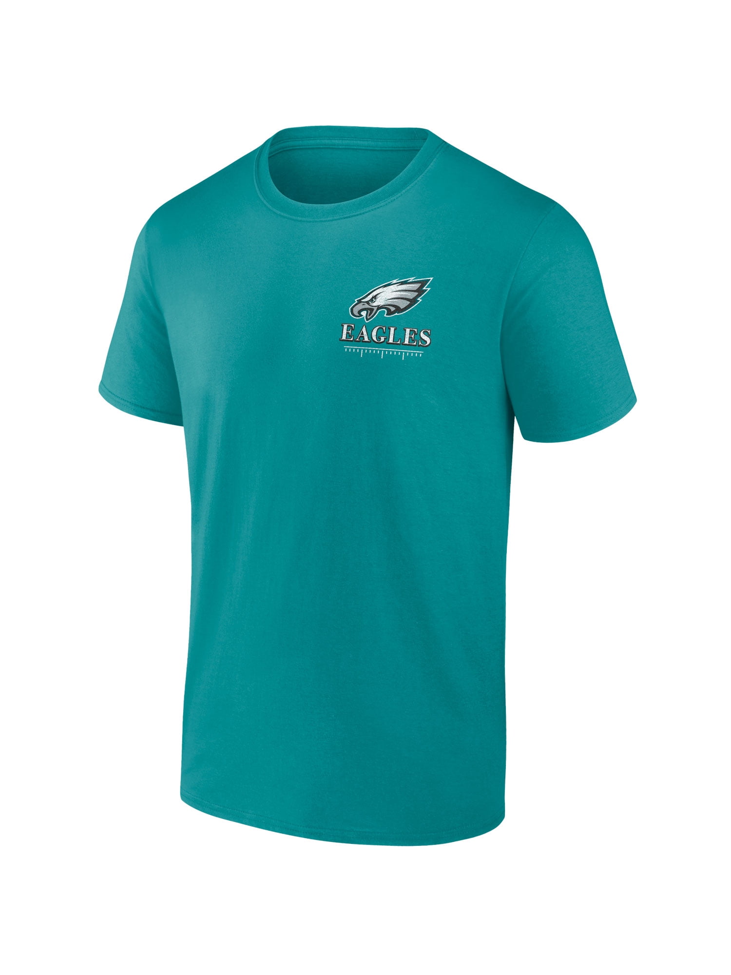 NFL Philadelphia Eagles Men's Cotton Faded Teal Short Sleeve T-Shirt