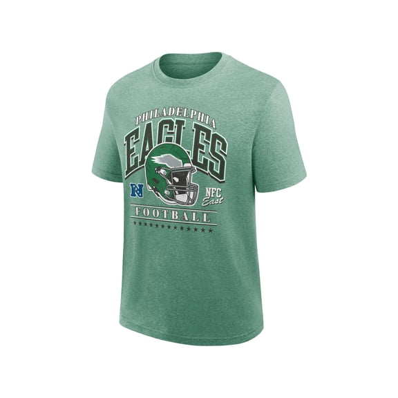 NFL Philadelphia Eagles Men's Synthetic Green Heather Short Sleeve T-Shirt