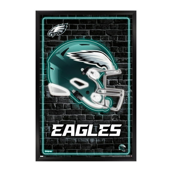 Eagles 22'' x 34'' Framed Team Poster