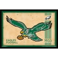 thumbnail image 1 of NFL Philadelphia Eagles - Retro Logo 14 Wall Poster, 22.375" x 34", Framed, 1 of 3