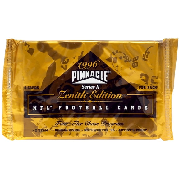 NFL Pinnacle 1996 Series II Football Zenith Edition Trading Card HOBBY Pack