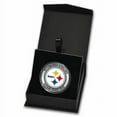 thumbnail image 1 of NFL Pittsburgh Steelers 1 oz Silver Colorized Round (w/Box), 1 of 3