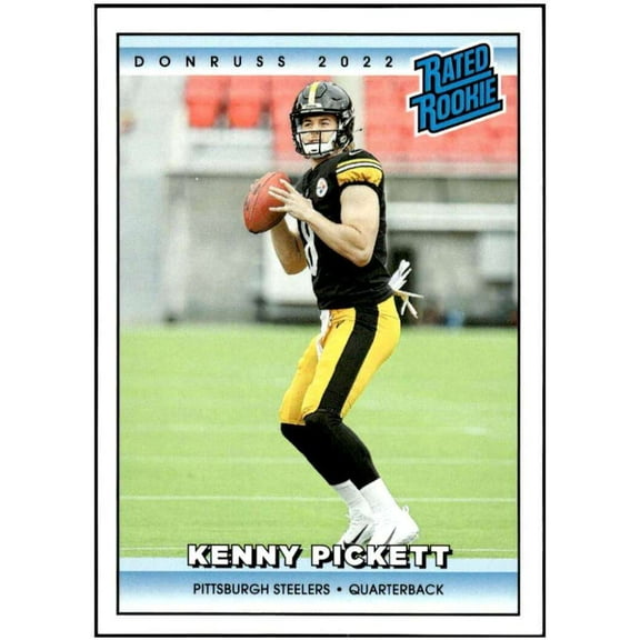 NFL Pittsburgh Steelers 2022 Instant Donruss Rated Rookies Retro Football Kenny Pickett 1 of 4094 Trading Card #11 (Panini)