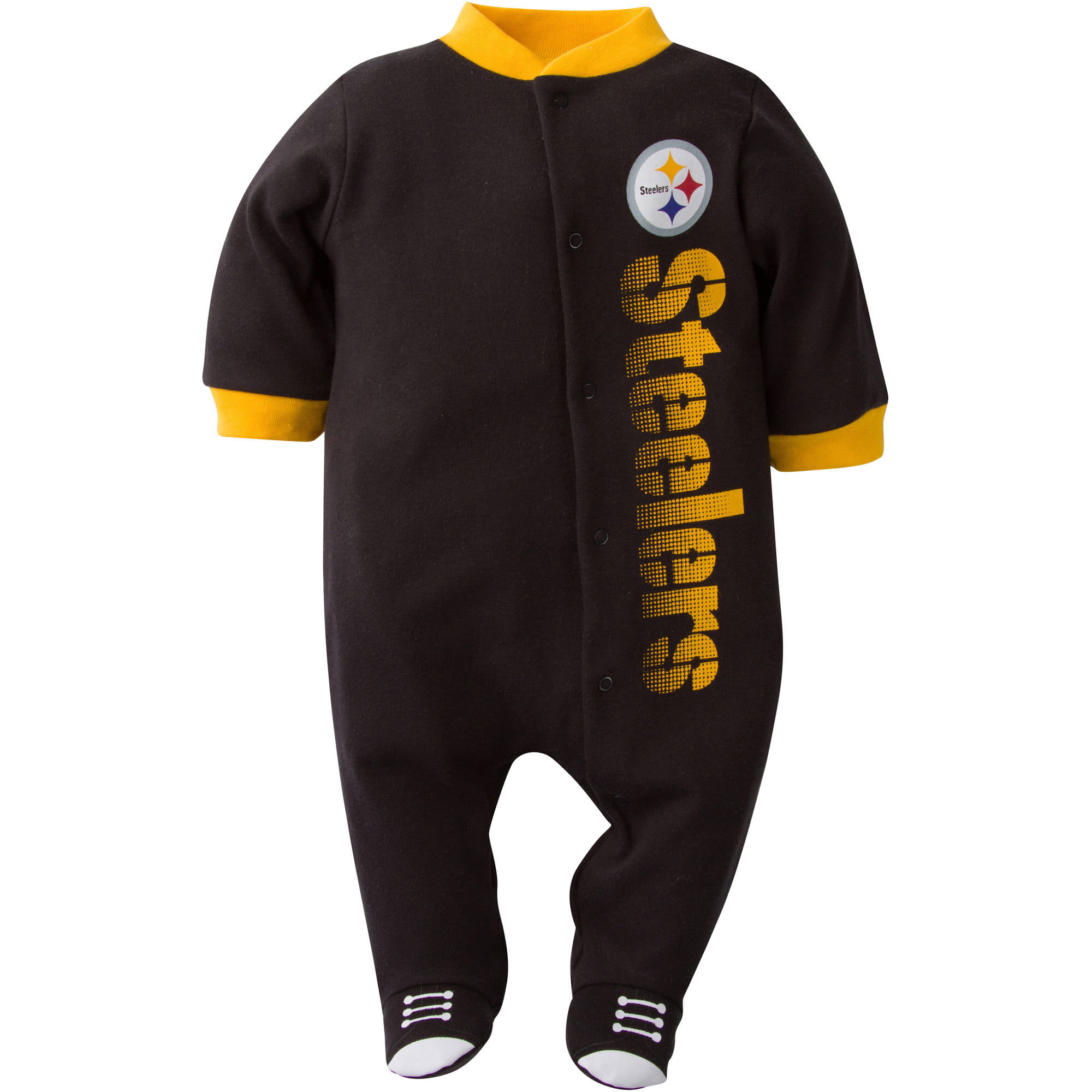 NFL Pittsburgh Steelers Baby Boys Team Sleep 'N Play Outfit 