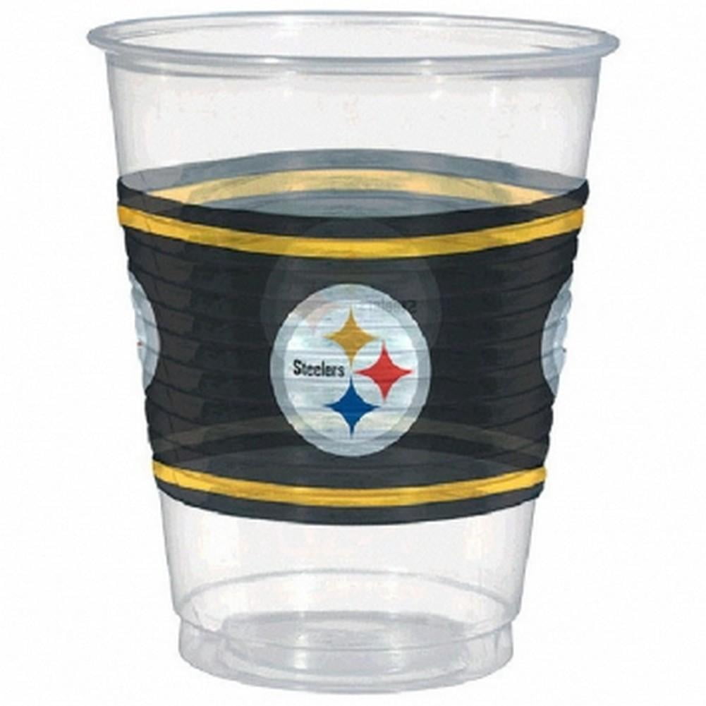 NFL Pittsburgh Steelers Cups 16 oz. [25 cups] - Walmart.com