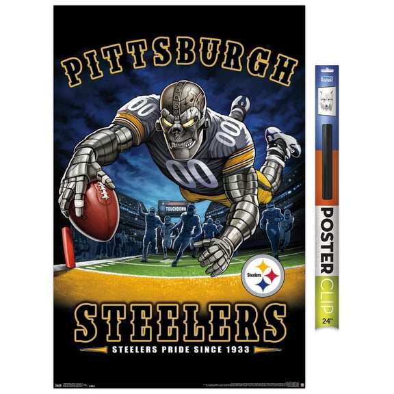 NFL Pittsburgh Steelers - End Zone 17 Wall Poster, 22.375" x 34"