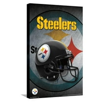 NFL Pittsburgh Steelers - Helmet 16 Canvas Wall Poster, 14.725" x 22.375"
