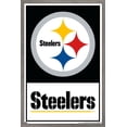 thumbnail image 1 of NFL Pittsburgh Steelers - Logo 21 Wall Poster, 22.375" x 34", Framed, 1 of 8