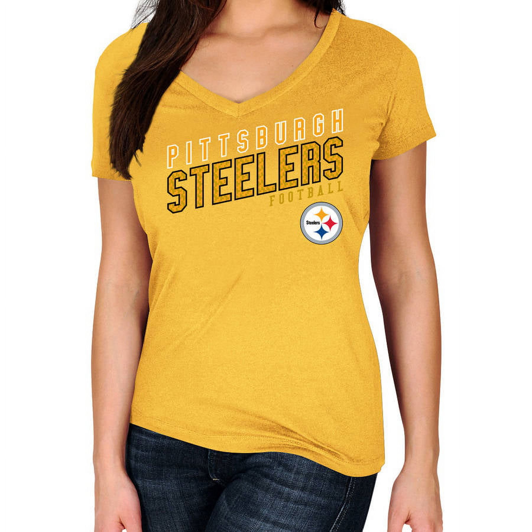 Plus size womens clearance steelers shirts