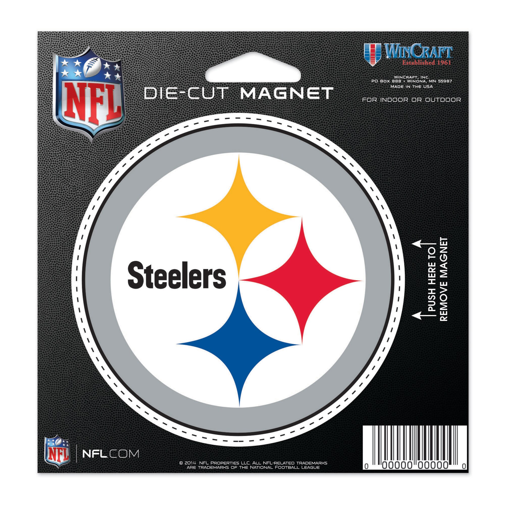 NFL Pittsburgh Steelers Prime Round Magnet - image 1 of 2