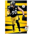 thumbnail image 1 of NFL Pittsburgh Steelers - T.J. Watt 21 Wall Poster with Push Pins, 22.375" x 34", 1 of 5