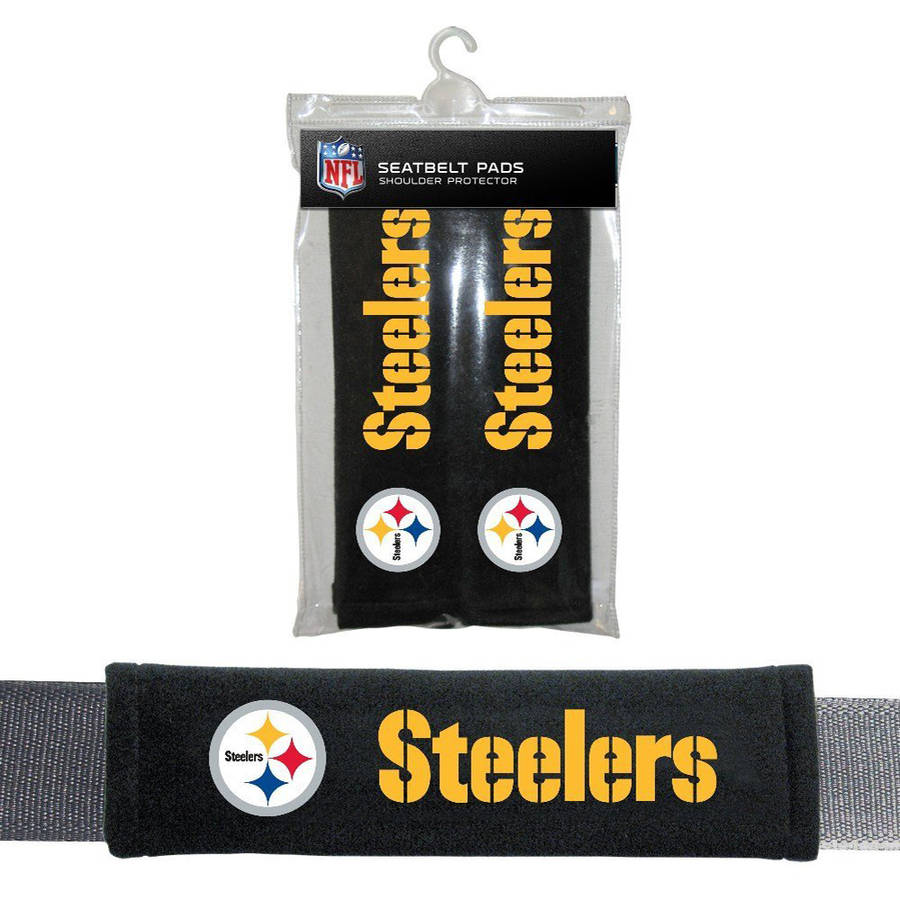 Pittsburgh Steelers Seat Belt Pad 2 Pack - image 1 of 4