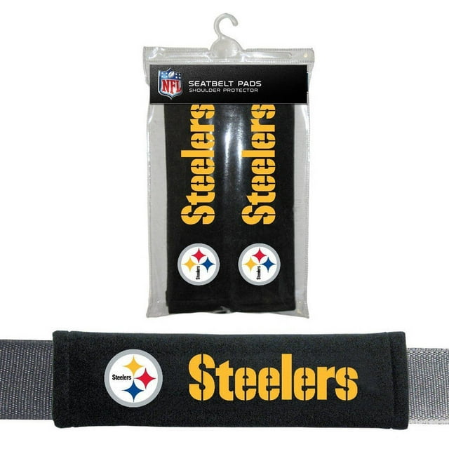 Pittsburgh Steelers Seat Belt Pad 2 Pack