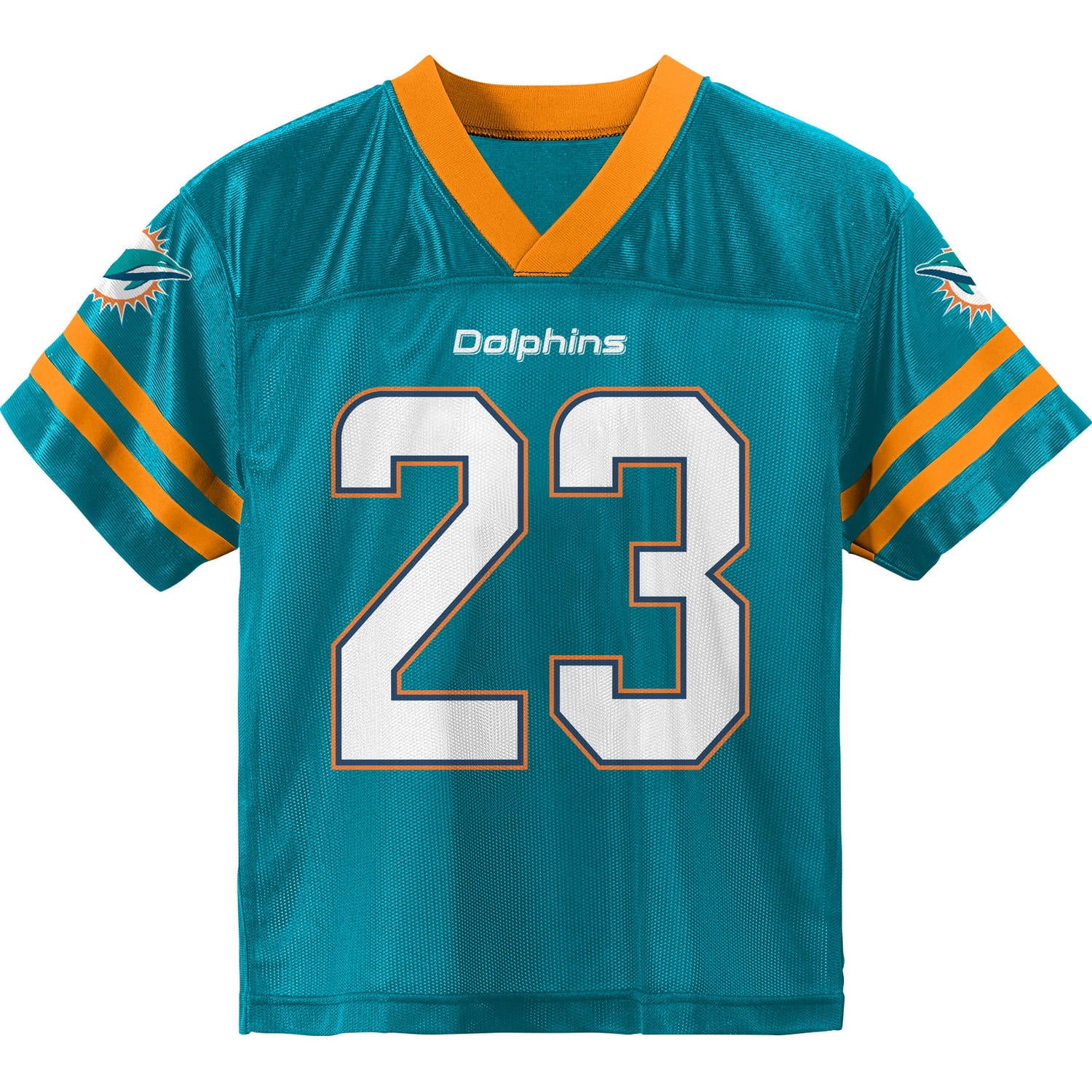 NFL, Player: J Ajayi, Miami Dolphins, YOUTH Player Jersey, Size 4(XS) -  18(XXL), Team Color with Number 