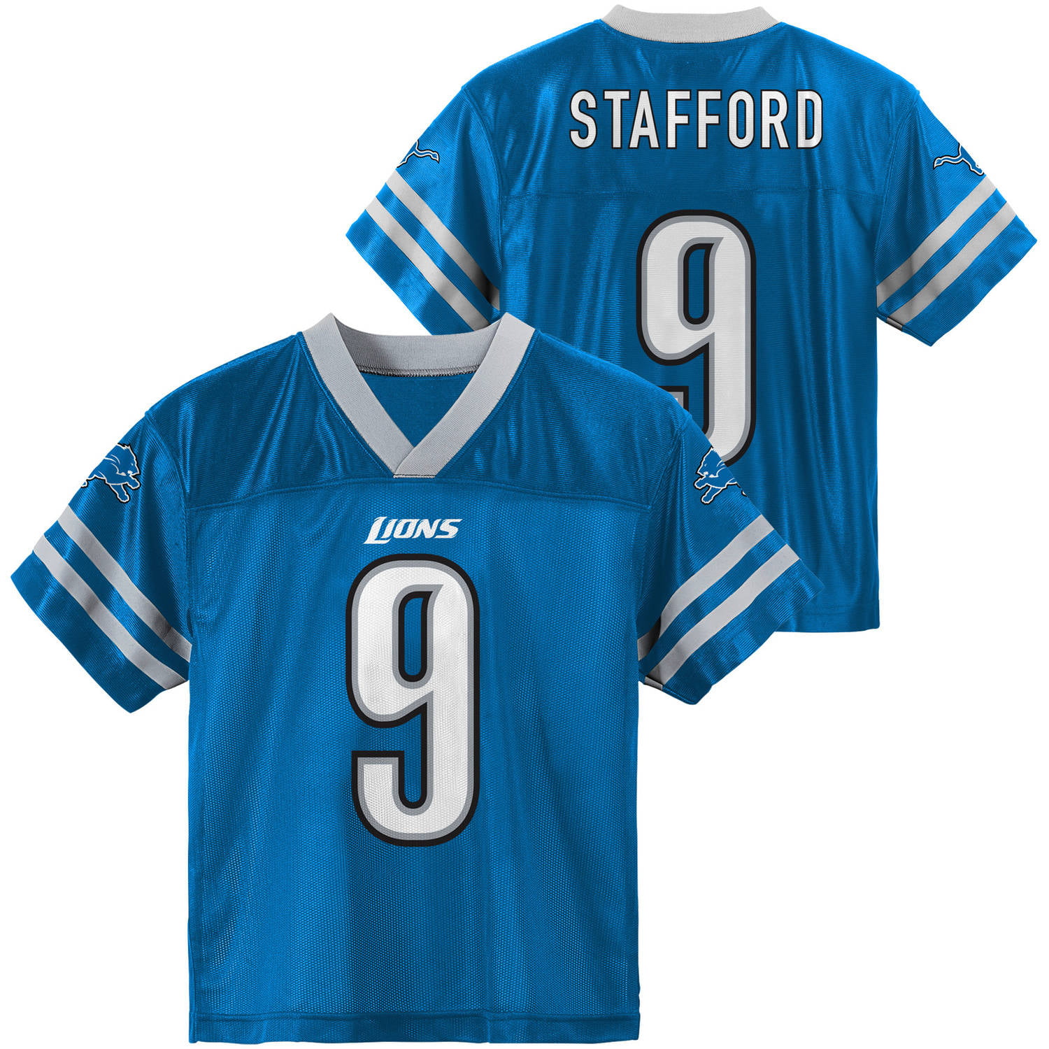 NFL, Player: M Stafford, Detroit Lions, YOUTH Player Jersey, Size 4(XS) -  18(XXL), Team Color with Number