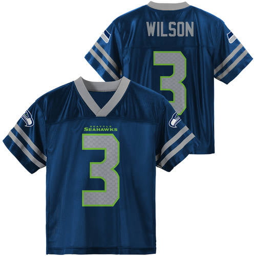 NFL, Player: R Wilson, Seatle Seahawks, YOUTH Player Jersey, Size