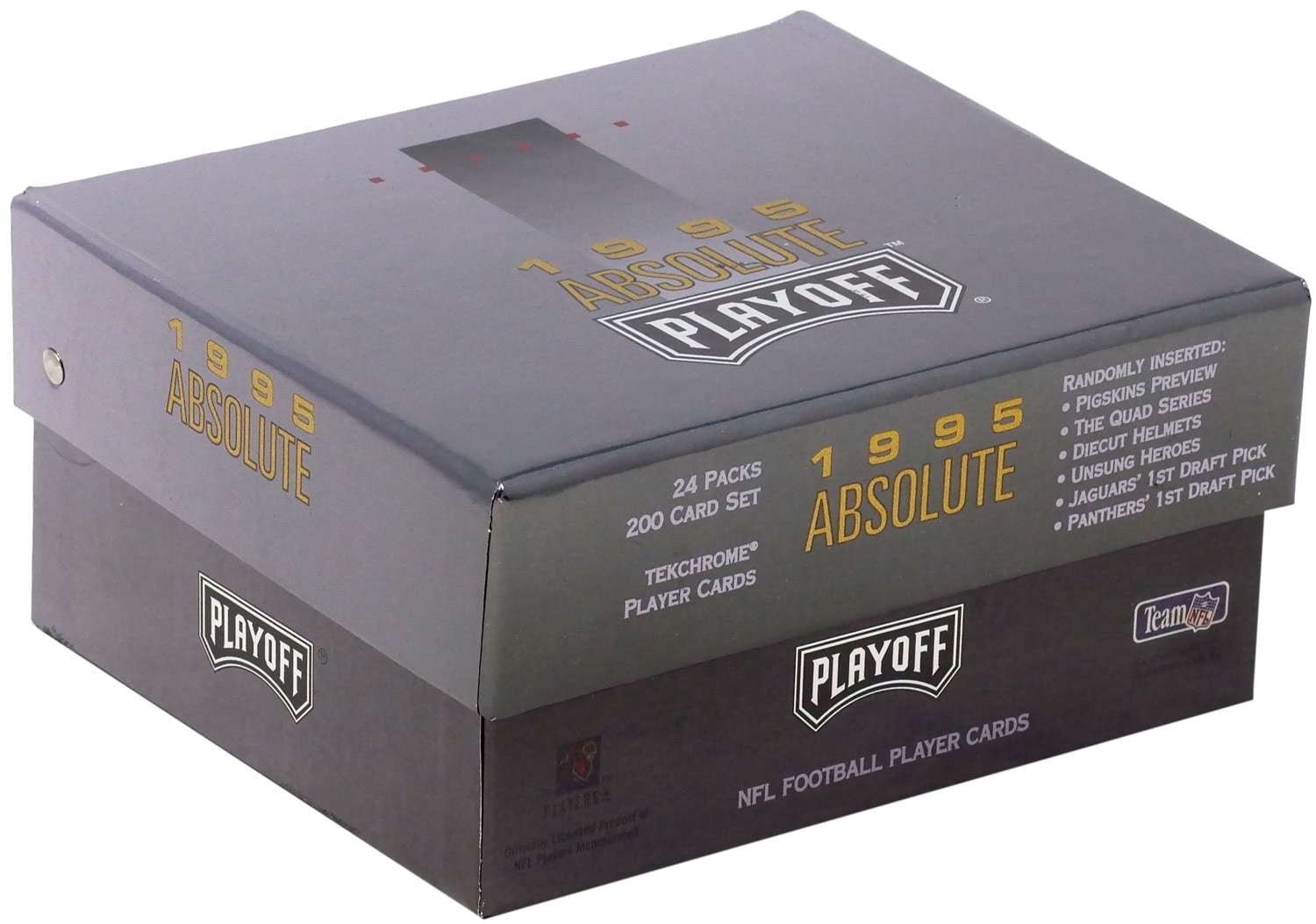 NFL Playoff 1995 Absolute Football Trading Card HOBBY Box (24 Packs)