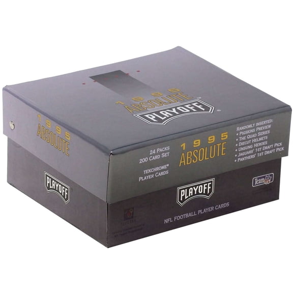 NFL Playoff 1995 Absolute Football Trading Card HOBBY Box (24 Packs)