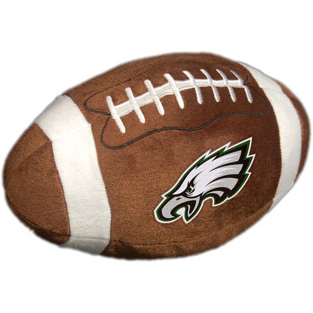 NFL Plush Football Pillow, Philadelphia Eagles