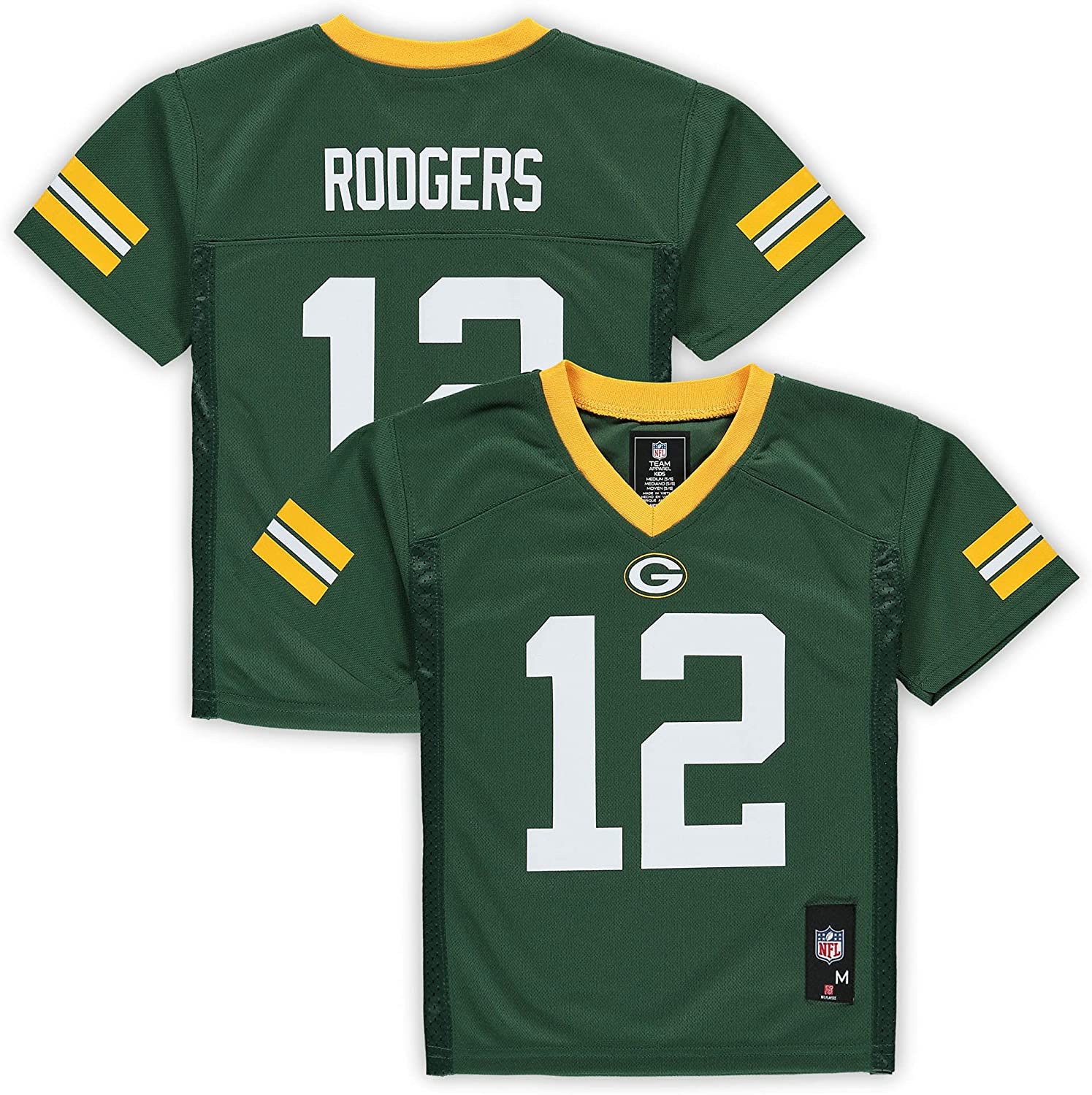 NFL_ Preschool Aaron Rodgers Green Green Bay Packers_ Replica Player