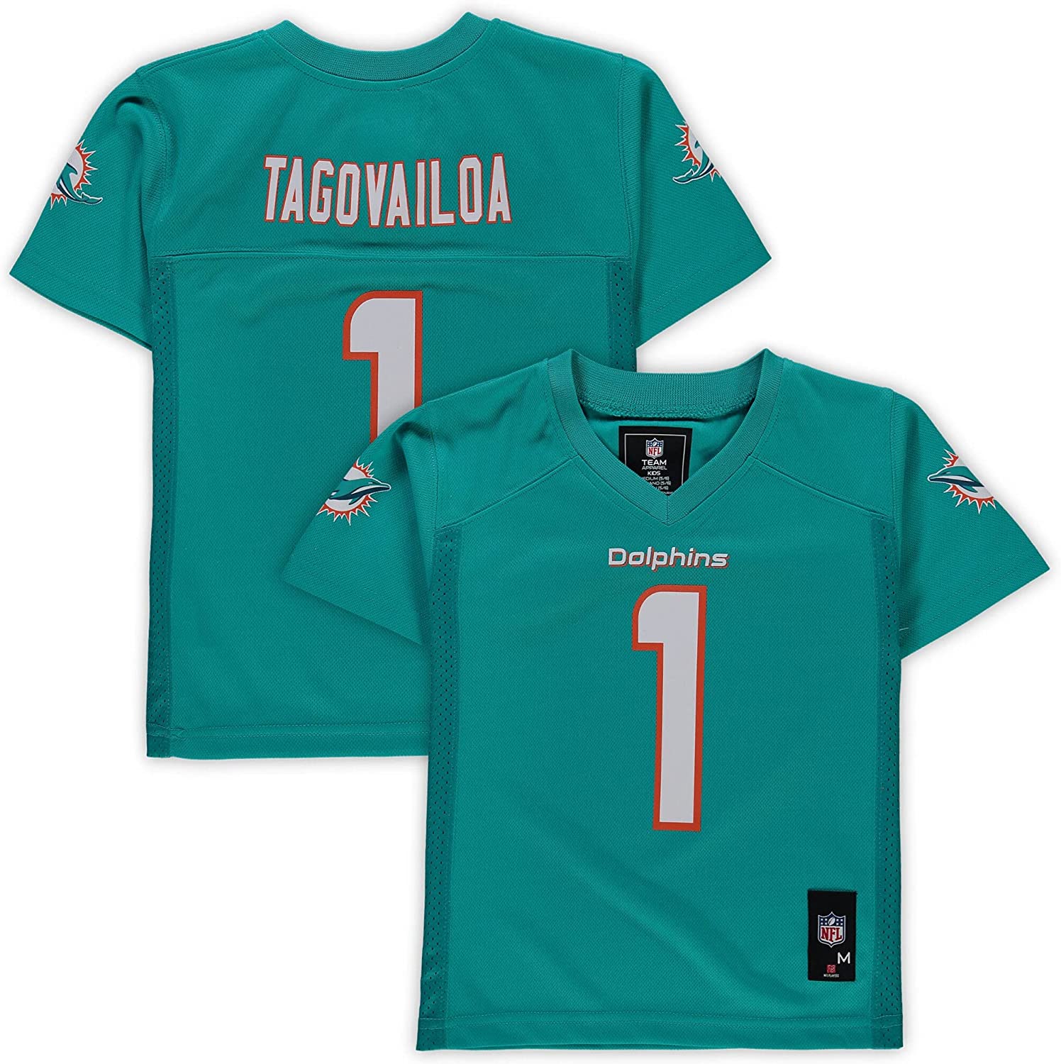 NFL_ Preschool Tua Tagovailoa Aqua Miami Dolphins_ Replica Player