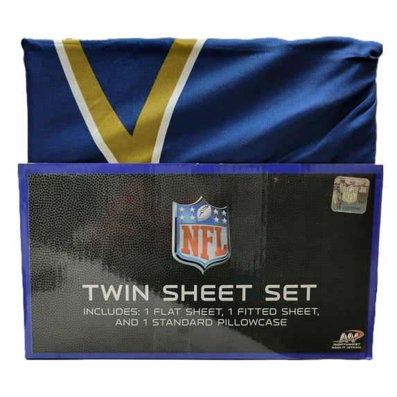 NFL Rams Twin Sheet Set