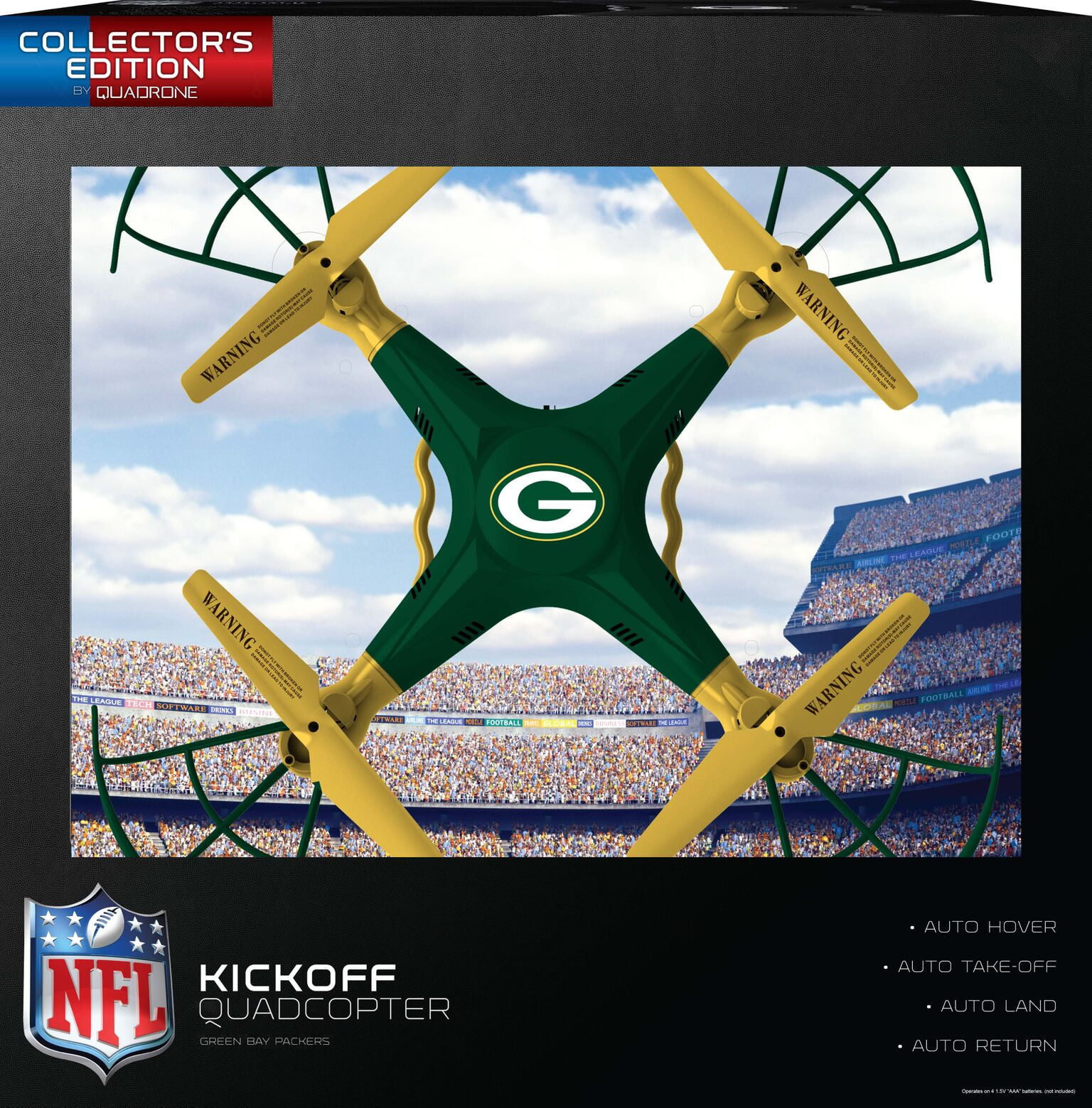 NFL Remote Control Drone Greenbay Packers