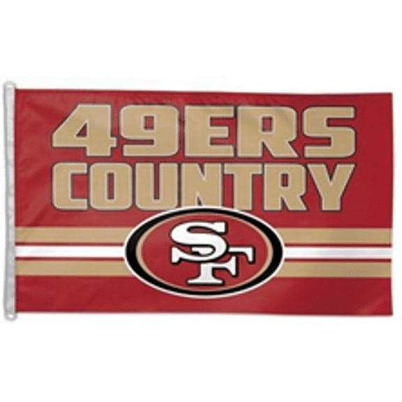 NFL San Francisco (3'x5') Heavy Duty Single Sided Flag