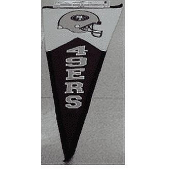 NFL San Francisco (40.5x17) Heavy Duty Single Sided Triangle Banner Flag