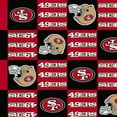 thumbnail image 1 of NFL San Francisco 49ERS Polyester Fleece Fabric, per Yard, 1 of 1