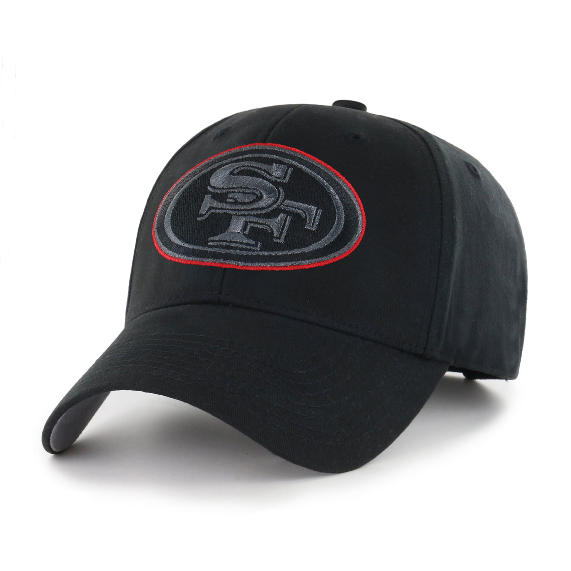 NFL San Francisco 49Ers Black Mass Basic Adjustable Cap/Hat by Fan Favorite