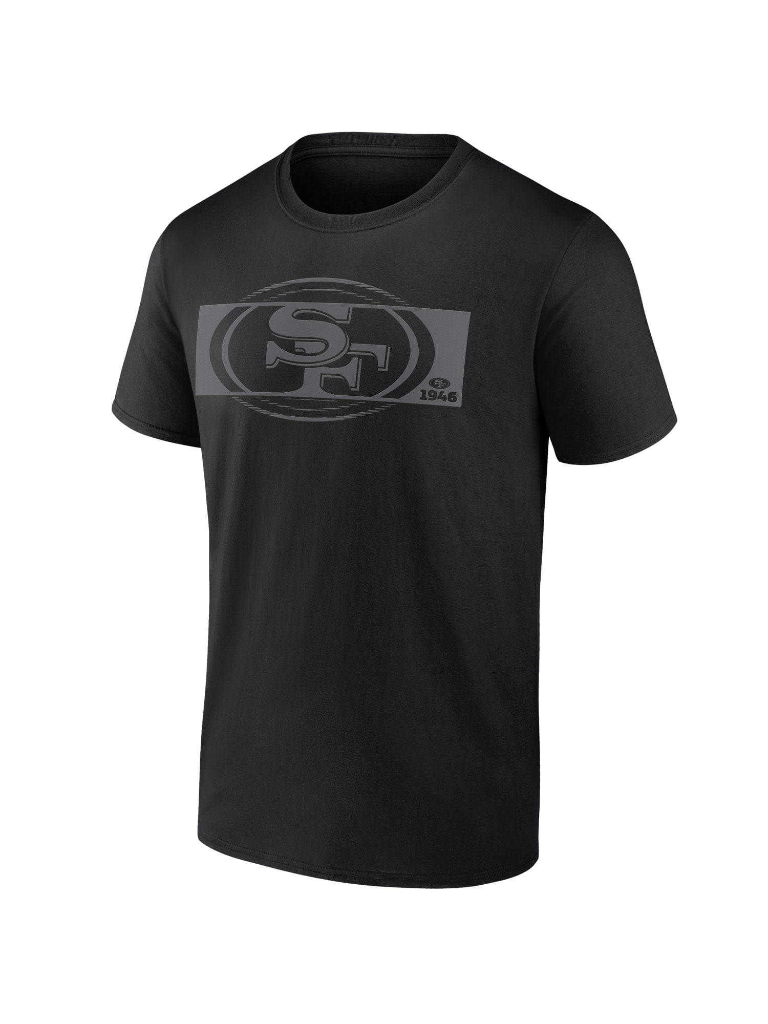 NFL San Francisco 49Ers Men's Cotton Black Short Sleeve T-Shirt