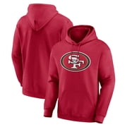 NFL San Francisco 49ers Men's Cotton Red Long Sleeve Fleece Hoodie