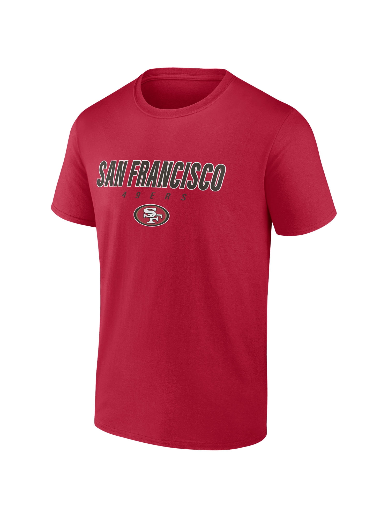 NFL San Francisco 49Ers Men's Cotton Red Short Sleeve T-Shirt