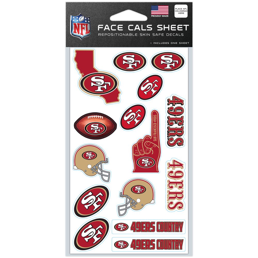 Logo San Francisco 49ers 3-Pack Fan Decal